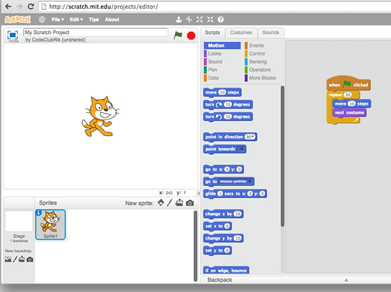 scratch editor